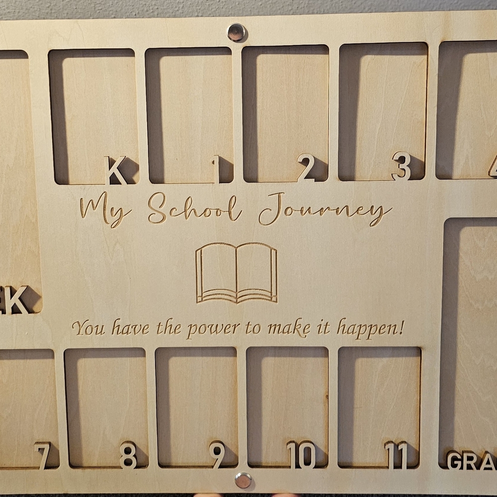 Wooden School Journey Frame